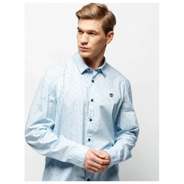 Timberland Koszula Ls Eastham River Stretch Poplin , multicolor, rozmiar M. Koszule męskie Timberland, m, bez wzorów, z bawełny, bez kołnierzyka, bez ramiączek. Za 429.99 zł.