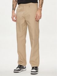 Only & Sons Spodnie materiałowe Edge-Ed 22024468 Beżowy Loose Fit. Brązowe spodnie na co dzień męskie Only & Sons, bez wzorów, z bawełny. Za 119.99 zł.