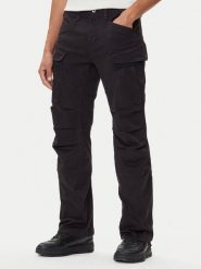 G-Star Raw Spodnie materiałowe 3D D26950-C106 Czarny Straight Fit. Czarne spodnie na co dzień męskie G-Star Raw, bez wzorów, z bawełny, retro. Za 489.99 zł.