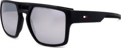 Tommy Hilfiger Okulary Przeciwsłoneczne marki Tommy Hilfiger model TH1805S kolor Czarny. Akcesoria Męskie. Sezon: Wiosna/Lato NoSize. Czarne okulary przeciwsłoneczne męskie Tommy Hilfiger, bez wzorów. Za 252.94 zł.
