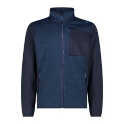 Bluza męska turystyczna CMP 34H6247. Niebieskie bluzy nierozpinane męskie CMP, m, bez wzorów, sportowe, bez ramiączek, bez kaptura. W wyprzedaży za 230.99 zł.