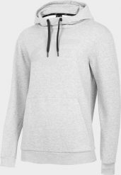 4f Bluza męska H4Z22-BLM352 Chłodny jasny szary melanż r.XXL. Szare bluzy nierozpinane męskie 4f, m, bez wzorów, bez ramiączek, bez kaptura. Za 124.99 zł.