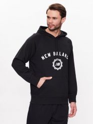 New Balance Bluza Dukserica Sport Seasonal French Terry MT31901 Czarny Relaxed Fit. Czarne bluzy nierozpinane męskie New Balance, m, bez wzorów, z syntetyku, sportowe, bez ramiączek, bez kaptura. Za 189.99 zł.