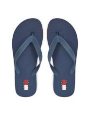 Tommy Jeans Japonki Tjm Beach Sandal EM0EM01560 Granatowy. Niebieskie klapki i japonki męskie Tommy Jeans, bez wzorów, z jeansu. Za 89.99 zł.