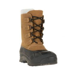 Botki zimowe Alborg Kamik. Brązowe sztyblety męskie KAMIK, bez obcasa, bez zapięcia. Za 596.00 zł.