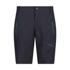 Spodenki męskie turystyczne CMP 31T5177. Czarne szorty sportowe męskie CMP, bez wzorów, sportowe. Za 297.50 zł.