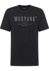 Męski T-Shirt Mustang Style Alex Black 1017329 4142. Czarne t-shirty męskie Mustang, m, bez wzorów, bez kołnierzyka, bez ramiączek. Za 69.99 zł.