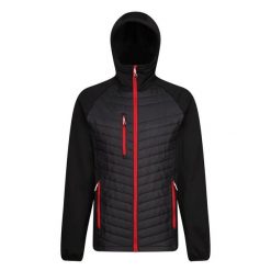 Męska Pikowana Kurtka Hybrydowa Navigate. Czarne kurtki męskie Regatta, m, bez wzorów, z puchu, sportowe, bez ramiączek, bez kaptura. Za 249.99 zł.