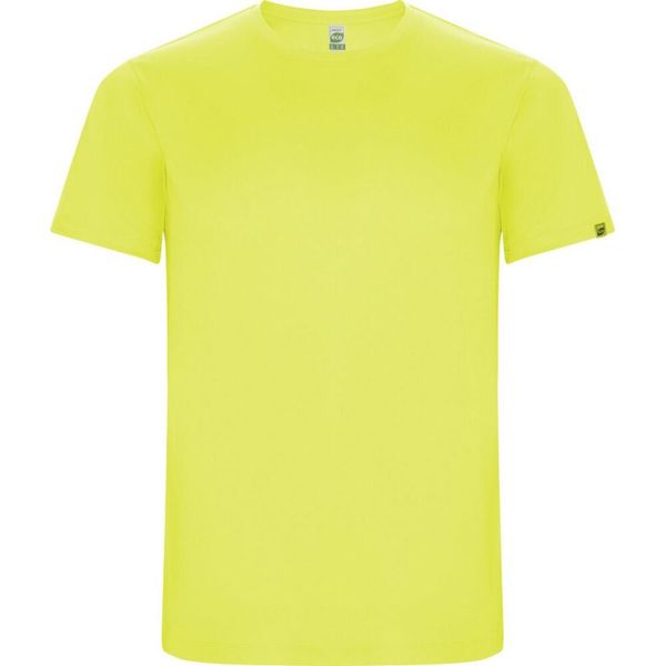 Męska Koszulka Sportowa Imola Z Krótkim Rękawem. Żółte t-shirty sportowe męskie ROLY, m, bez wzorów, sportowe, bez ramiączek. Za 36.99 zł.