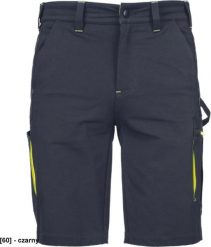 L-SURE DAWSON - Wygodne męskie szorty materiał typu stretch elementy odblaskowe i Hi-vis wiele kieszeni 3XL. Szorty sportowe męskie CERVA, bez wzorów, z materiału, sportowe. Za 197.60 zł.