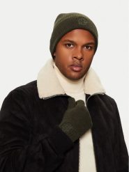 Jack & Jones Zestaw Czapka i Rękawiczki 12264109 Zielony. Zielone czapki męskie Jack & Jones, bez wzorów, z dzianiny. Za 129.99 zł.