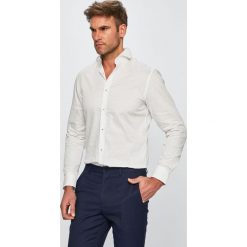 Premium by Jack&Jones - Koszula. Białe koszule męskie Premium by Jack&Jones, l, bez wzorów, z bawełny, bez kołnierzyka, bez ramiączek. W wyprzedaży za 119.90 zł.