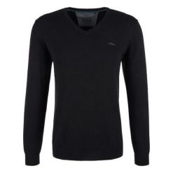 S.Oliver Sweter Męski Xxl, Czarny. Swetry męskie marki S.Oliver. W wyprzedaży za 100.00 zł.