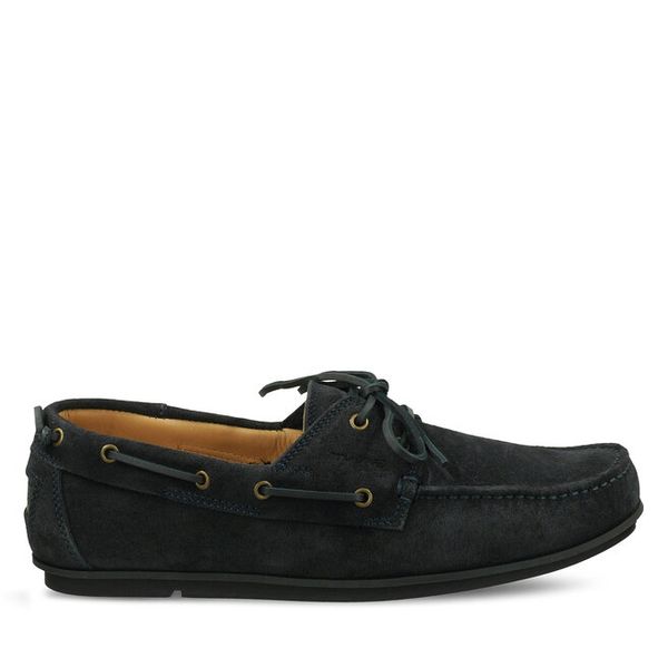 Mokasyny Gant. Niebieskie mokasyny męskie Gant, bez zapięcia. Za 369.99 zł.