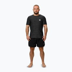 Koszulka męska Pitbull Small Logo Casual Sport. Szare t-shirty sportowe męskie PITBULL, m, bez wzorów, casualowe, bez ramiączek. Za 79.99 zł.
