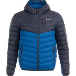 Zimowa kurtka McKees dla mężczyzn - Wodoodporna i Stylowa - Granatowa L. Niebieskie kurtki męskie MUNKEES, na zimę, l, bez wzorów, eleganckie, bez ramiączek, bez kaptura. Za 306.66 zł.