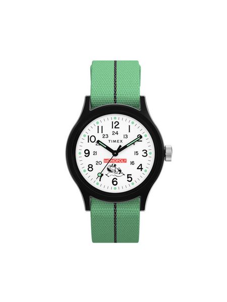 Timex Zegarek Lab Collab TW2Y47100 Zielony. Zielone, analogowe zegarki męskie Timex. Za 389.99 zł.