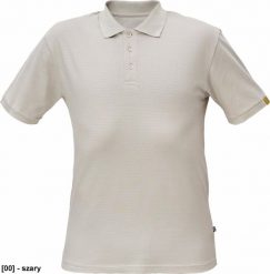 CERVA NOYO ESD POLO - koszulka polo - szary XXL. Szare koszulki polo męskie CERVA, m, bez wzorów, bez kołnierzyka, bez ramiączek. Za 70.82 zł.