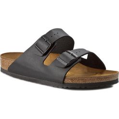 Klapki BIRKENSTOCK - Arizona 051791 Schwarz. Czarne klapki i japonki męskie Birkenstock, bez wzorów, z materiału. Za 269.00 zł.