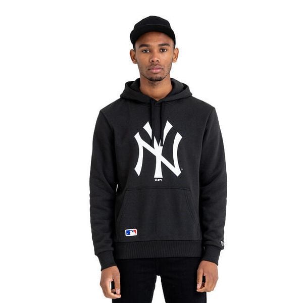 Bluza z kapturem New York Yankees. Białe bluzy nierozpinane męskie New Era, m, bez wzorów, z kapturem. W wyprzedaży za 262.00 zł.