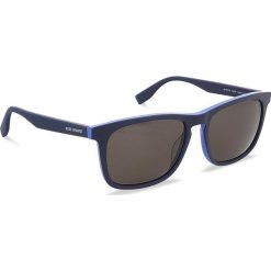 Okulary przeciwsłoneczne BOSS - 0317/S Matt Blue RCT. Niebieskie okulary przeciwsłoneczne męskie Boss, z tworzywa sztucznego. W wyprzedaży za 379.00 zł.