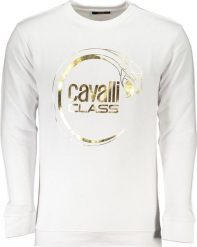 Cavalli Class BIAŁA BLUZA MĘSKA BEZ ZAMKU KLASY CAVALLI 3XL. Białe bluzy nierozpinane męskie Cavalli Class, m, bez wzorów, bez ramiączek, bez kaptura. Za 151.80 zł.