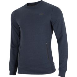 Bluza męska BLM002 - ciemny granat melanż. Bluzy rozpinane męskie marki 4f. W wyprzedaży za 109.99 zł.
