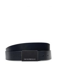 Emporio Armani Pasek Męski Y4S427 YTU7J 84866 Granatowy. Niebieskie paski męskie Emporio Armani, bez wzorów, ze skóry. Za 399.99 zł.