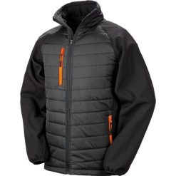 Kurtka Result Softshell Rembourrée Black Compass. Brązowe kurtki męskie RESULT, m, bez wzorów, z puchu, bez ramiączek, bez kaptura. Za 233.00 zł.