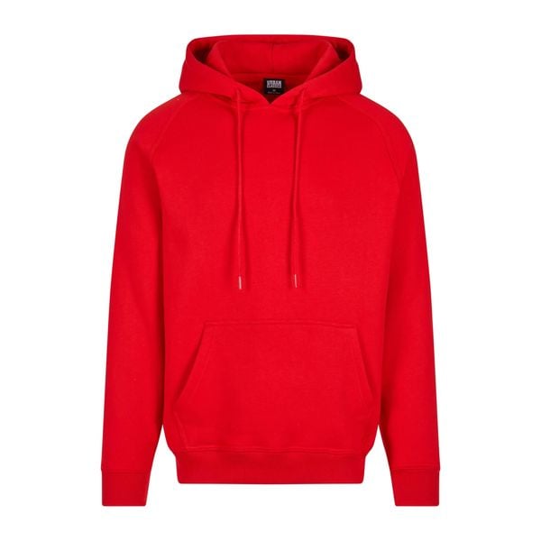 Męska Bluza Z Kapturem. Czerwone bluzy nierozpinane męskie Urban Classics, m, bez wzorów, bez ramiączek, z kapturem. Za 154.99 zł.