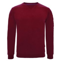 Bluza z bawełny Guros Play. Czerwone bluzy nierozpinane męskie ELPLAYER, bez wzorów, z bawełny, sportowe, bez ramiączek, bez kaptura. W wyprzedaży za 91.00 zł.