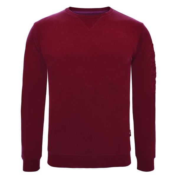 Bluza z bawełny Guros Play. Czerwone bluzy nierozpinane męskie ELPLAYER, bez wzorów, z bawełny, sportowe, bez ramiączek, bez kaptura. W wyprzedaży za 91.00 zł.