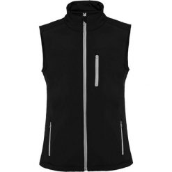 Ocieplacz Softshell Dla Dorosłych Unisex Nevada. Czarne kurtki softshell męskie ROLY, s, bez wzorów, z softshellu, bez kaptura, trekkingowe. Za 104.99 zł.