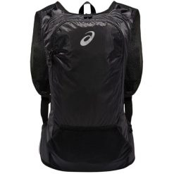 Plecak sportowo-turystyczny dla dorosłych Lightweight Running Backpack 2.0 10L. Czarne plecaki męskie Asics, bez wzorów. Za 179.99 zł.