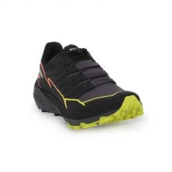 Buty do biegania męskie Salomon Thundercross. Czarne buty do biegania męskie Salomon, bez wzorów, z materiału, bez zapięcia, do biegania. Za 659.99 zł.