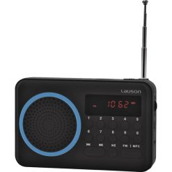 Radio LAUSON RD 120 Czarno-niebieski. Czarne radia Lauson. Za 109.65 zł.