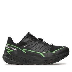 Buty do biegania Salomon. Czarne buty do biegania męskie Salomon, bez wzorów, z gore-texu, bez zapięcia, do biegania, gore-tex. Za 559.99 zł.