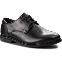 Półbuty CLARKS - Banbury Lace 261322107 Black Leather. Eleganckie półbuty męskie marki Clarks. W wyprzedaży za 279.00 zł.