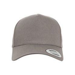 Czapka Flexfit 5-panel curved. Szare czapki męskie FLEXFIT, bez wzorów. Za 137.00 zł.
