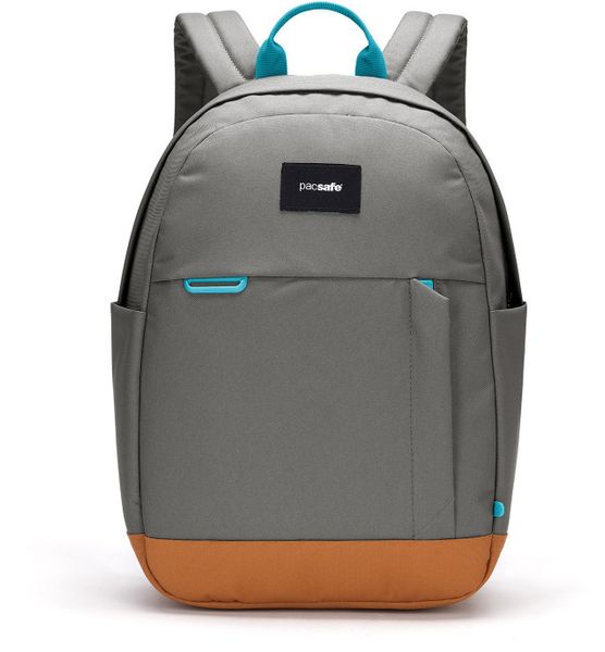 Antykradzieżowy plecak miejski Pacsafe Go 15 l - szary. Szare plecaki męskie Pacsafe, bez wzorów. Za 315.45 zł.