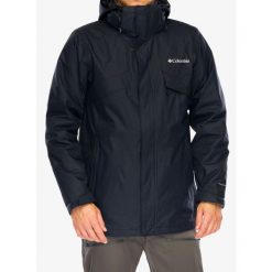Kurtka 3w1 Columbia Bugaboo III Fleece Interchange Jacket. Czarne buty trekkingowe męskie Scarpa, bez wzorów, bez zapięcia, trekkingowe. Za 680.39 zł.