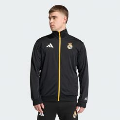 Bluza dresowa adidas Real Madrid Avengers. Czarne bluzy nierozpinane męskie ADIDAS, s, bez wzorów, z dresówki, sportowe, bez ramiączek, bez kaptura. Za 299.00 zł.