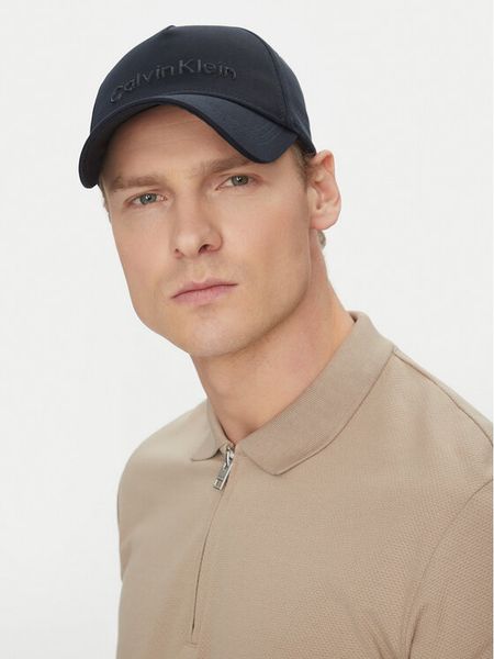 Calvin Klein Czapka z daszkiem K50K511987 Granatowy. Niebieskie czapki męskie Calvin Klein, bez wzorów, z bawełny. Za 119.99 zł.