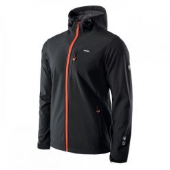 Męska kurtka Elbrus Iver softshell rozmiar XL. Czarne kurtki softshell męskie ELBRUS, na zimę, m, bez wzorów, z softshellu, bez kaptura, narciarskie. Za 284.48 zł.