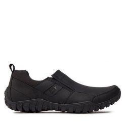 Półbuty CAT Footwear. Czarne codzienne półbuty męskie CAT Footwear, bez wzorów, bez obcasa, bez zapięcia. Za 289.99 zł.