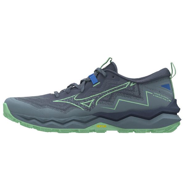 Buty do biegania Mizuno Wave Daichi 9. Szare buty do biegania męskie Mizuno, bez wzorów, z materiału, bez zapięcia, do biegania, mizuno wave. Za 579.99 zł.