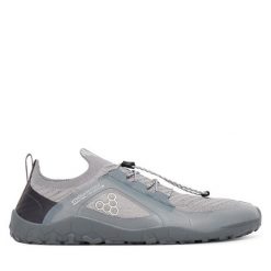 Buty do biegania Vivo Barefoot. Szare buty do biegania męskie Vivo Barefoot, bez wzorów, bez zapięcia, do biegania. Za 709.99 zł.
