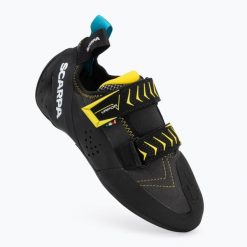 Buty wspinaczkowe SCARPA Vapor V. Szare buty trekkingowe męskie Scarpa, bez wzorów, bez zapięcia, trekkingowe. Za 599.99 zł.