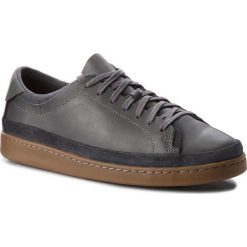 Sneakersy CLARKS - Nathan Craft 261371047 Dark Grey. Szare buty sportowe na co dzień męskie Clarks, z materiału, klasyczne. W wyprzedaży za 349.00 zł.