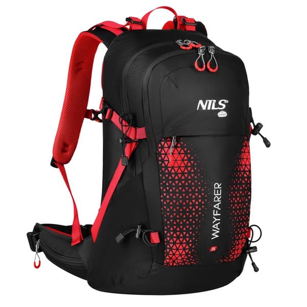 Plecak turystyczny Wayfarer 35L NC1925 Nils Camp. Czarne plecaki męskie NILS CAMP, bez wzorów. Za 189.00 zł.